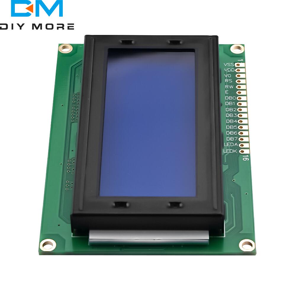 LCD 1604 LCD Blue/yellow Screen Display Module 16X4 Character With LED Backlight for Arduino