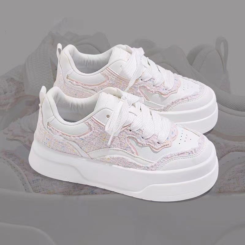 Women's spring new lightweight casual women's shoes platform student fashion sports board shoes