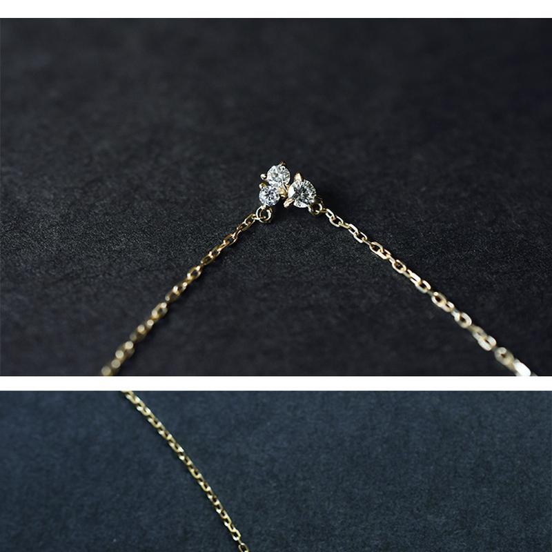 Utsøkt S925 Sølvbelagt Zirkon Kragekjede med Høykvalitets Sterling Sølv Halskjede Som Gave til Kjæreste, Luksuriøst og Lite Gruppert