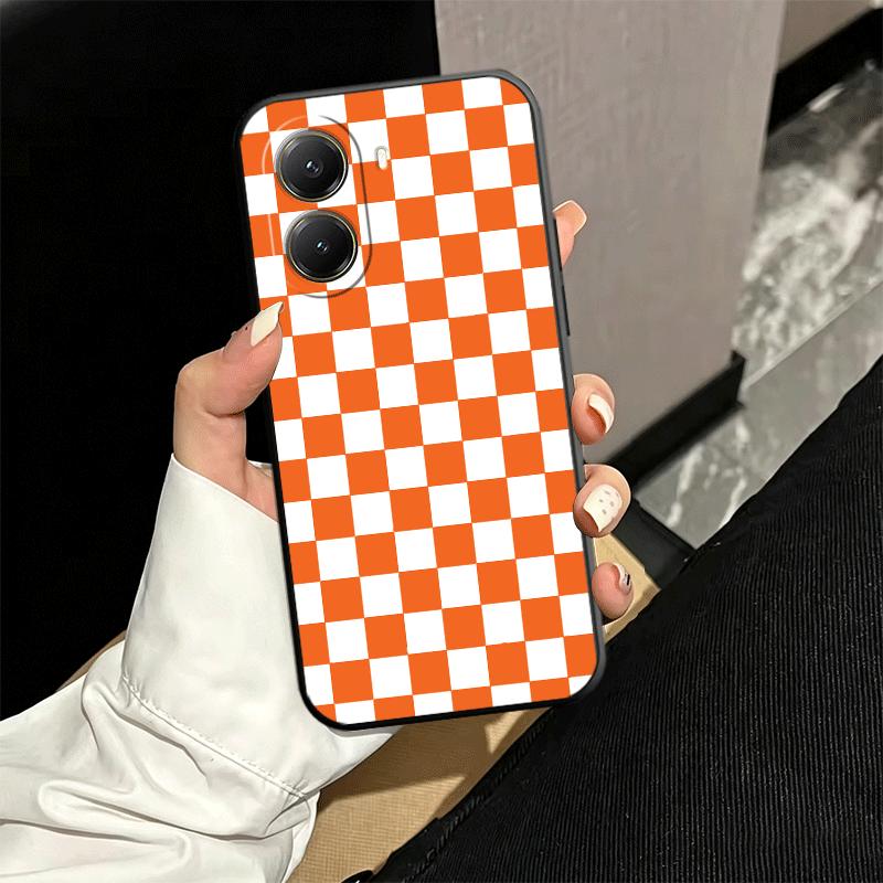 Retro Classic Chess Board Grid Soft Phone Case for Xiaomi Poco X5 X6 X7 X8 Pro Max X3 F7 F8 Ultra M8 M7 M6 M5 Redmi 15 15C 14C 1