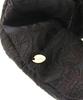 VINGTAINE Embroidered Botanical Scrunchie Hair Tie for Stylish and Cute for Adults Fall/Winter, (HS-196-BR)