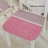 Spliced Fabric Breathable Placemat & Office Cushion