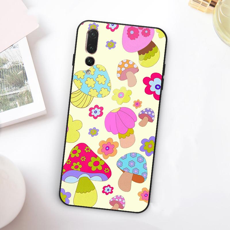 

Blue Tie Dye Groovy Shroom Patchwork For Huawei Nova 12i 12s 11i 7i 8i Y73 Y70 Y90 Y60 Y72 Y61 Y91 9 10 SE P30 Pro P40 Lite Case Huawei Nova 12i