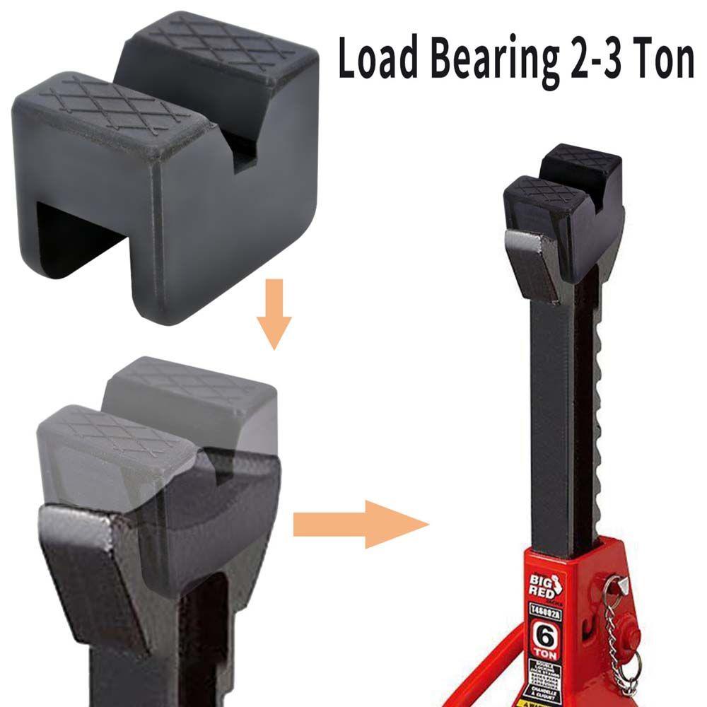 Universal Frame Rail Pinch Stands Mat Rubber Pads Car Lift Car Repair Tools Jack Stand