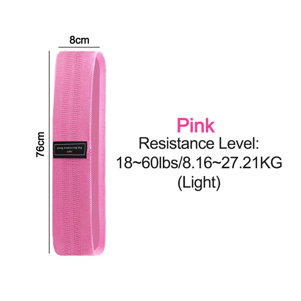 105lb Long Resistance Loop Band Collection Unisex Fitness Yoga Elastic Bands Hip Circle Thigh Squat Band Workout Gym Equipment for Home