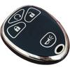 for Chevrolet Key Fob Cover Keyless Remote Smart Key Fob Shell with Keychain Fit for Chevy Suburban Tahoe Traverse Buick Enclave Cadillac Escalade