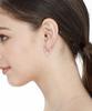 Ellejewelry Basic 14K Gf One-Touch Ring Earrings Elgpee230