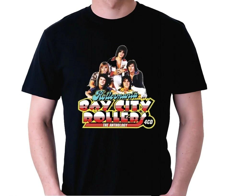 

Retro The Anthology Bay City Rollers Shirt Classic Black Unisex S-5XL E1937 3XL
