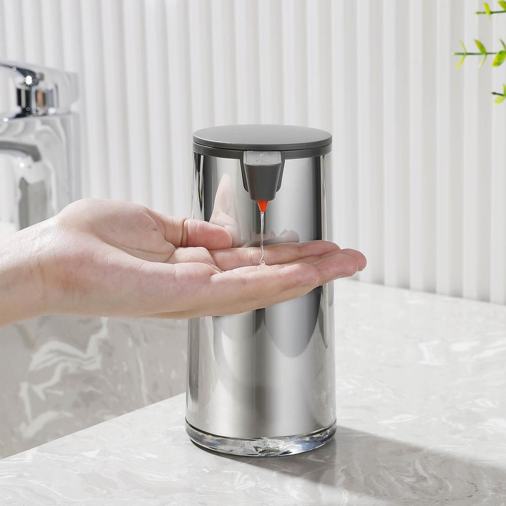 Soap Dispensers Automatic Soap Dispenser Liquid Soap Dispensers Silver Automatic Soap Dispenser Soap Dispenser for Kitchen Sink