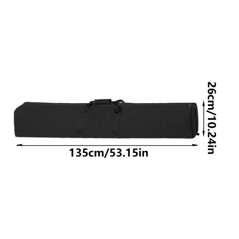 C Stand Bag Photographic Equipment Carrying Case for Light Stands and Accessories with Compartment Storage