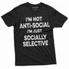 Funny Anti-Social Shirt Introvert Gift Tee Funny Sarcastic Tee Introvert Shirt