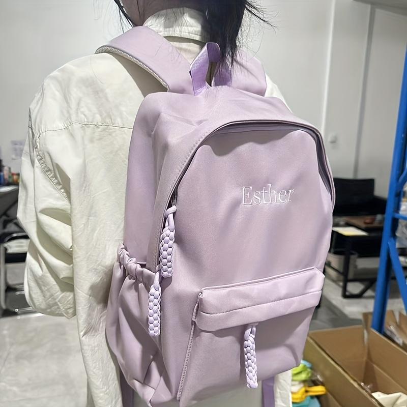 Embroidered Kid Backpack Large Capacity for School and Gift Personalized Backpack Custom Girl Boy School Bag