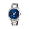 Casio MTP-1302PD Men's Blue Bracelet Watch Stainless Steel Water Resistant