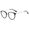 Women Vision Care Round Frame Anti-UV Blue Rays Glasses Computer Goggles Eyewear Eyeglasses