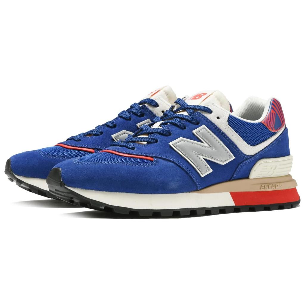 New Balance Nb 574 Comfortable Versatile Low Top Running Shoes Unisex Sneakers Blue White U574LGFT