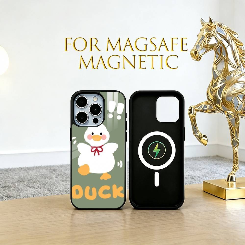 Chong Ya! Phone Case For iPhone17,16,15,14,13,12,11 Plus,Pro Magnetic For Magsafe Wireless Charging