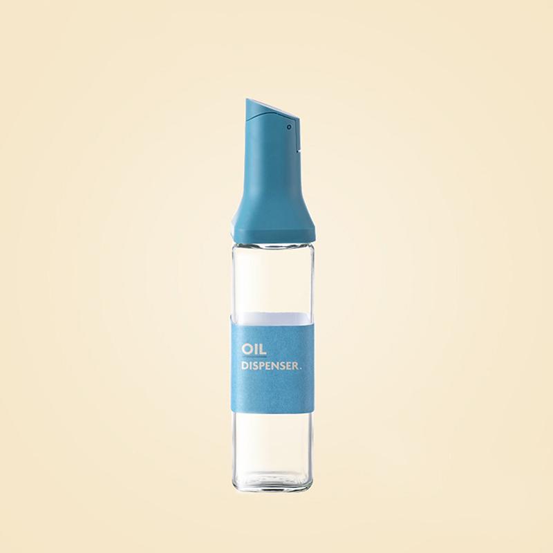 New 500ml Automatic Opening Glass Oil Bottle Condiment Container Pouring No Oil Leakage Oil Dispenser For Kitchen