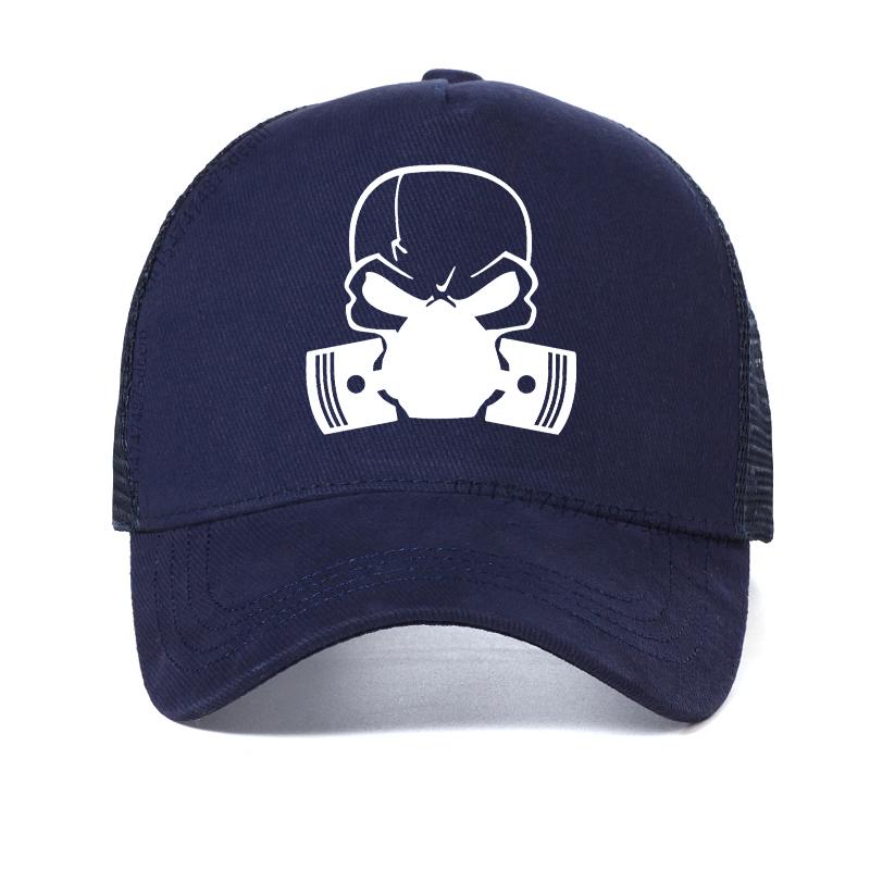 Personalized Gas Die Cut Skull Mask Men Baseball Cap Funny Skull Hip Hop Hat Unisex Adjustable Mesh Snapback Hats