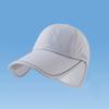 Summer Sun Protection Hat For Women Large And Wide Brimmed Outdoor Sports Sun Hat Open Top Fedora Hat Ponytail Hat