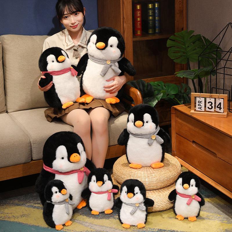 Cute Little Penguin Doll Plush Toy Aquarium Penguin Doll Children Soothing Rag Doll Girl Birthday Gift