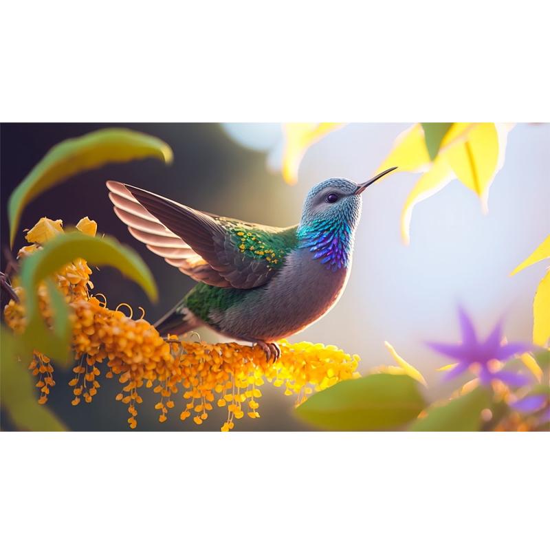 

Round Diamond 5D DIY Diamond Painting Bird Embroidery Cross Stitch Mosaic Decoration Gift 20x30cm