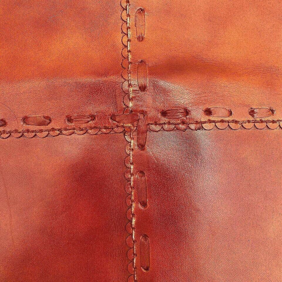 Büffelleder-Schmetterlingsstuhl, handgefertigt, moderner Lounge-Akzent, Ersatzbezug