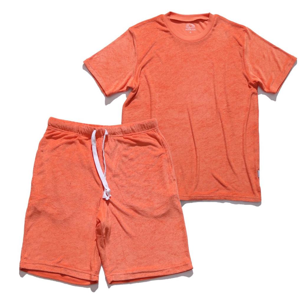 Fruit of the Loom Pajama Pile for Men and Women Set, Material, Unisex, Comfortable, Orange,