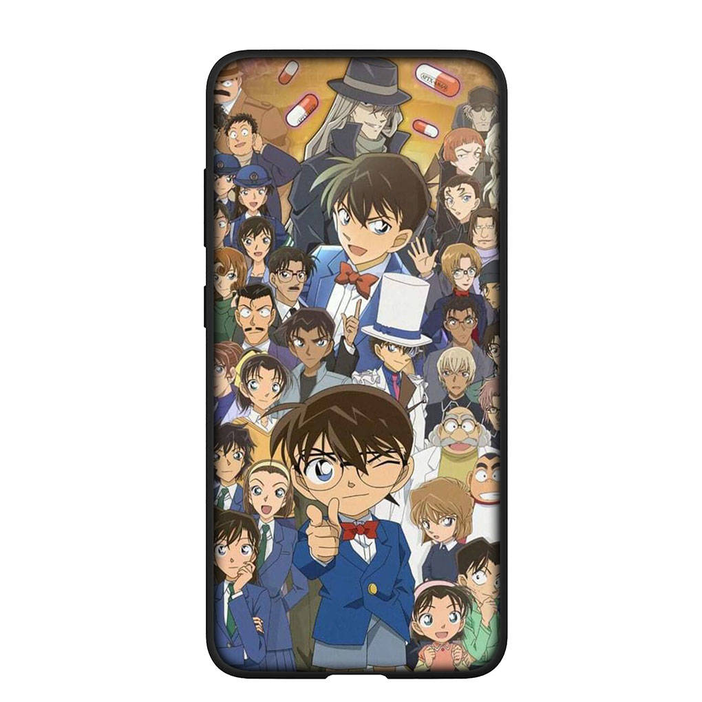 

for iPhone 16 15 X XR Samsung Galaxy S24 S23 Plus Xiaomi Redmi Note 13 12 11 Pro Max 9 10 14 OPPO Huawei Cover Anime KID Detective Conan Phone Case for Redmi Note 10 Pro