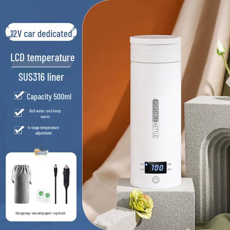 Portable 110V Electric Travel Kettle with Constant Temperature for US/UK/EU - Perfect for Business Trips & Hotels