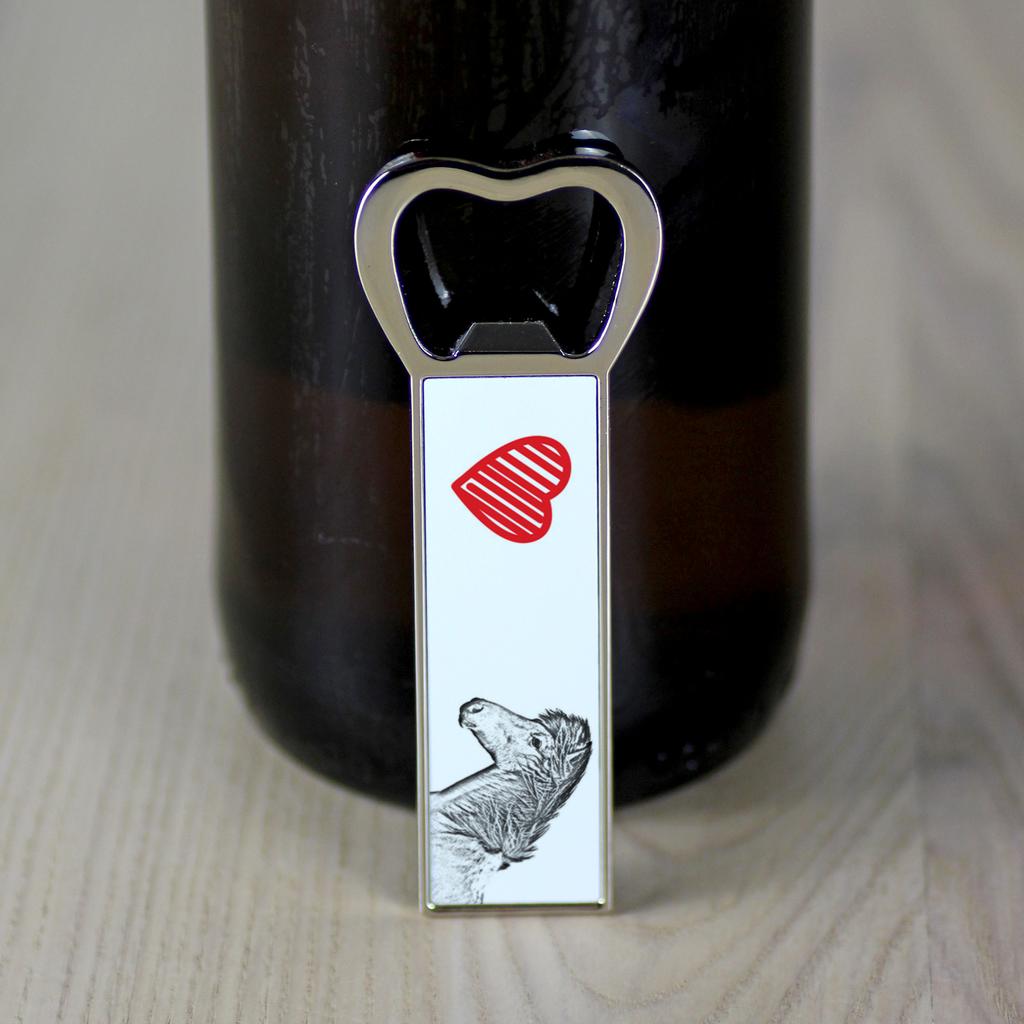 Icelandic Horse – Bottle opener with a horse, personalized fridge magnet bottle opener | Art-Dog