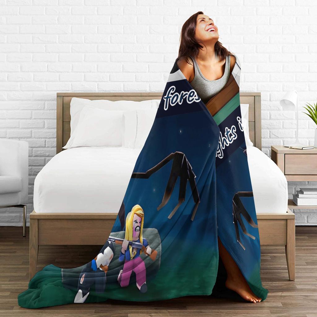 99 Nights In The Forest Plush Blanket Kids Adult Flannel Bedding Throws For Couch Bed Super Warm Design Quality Bedspread Gift