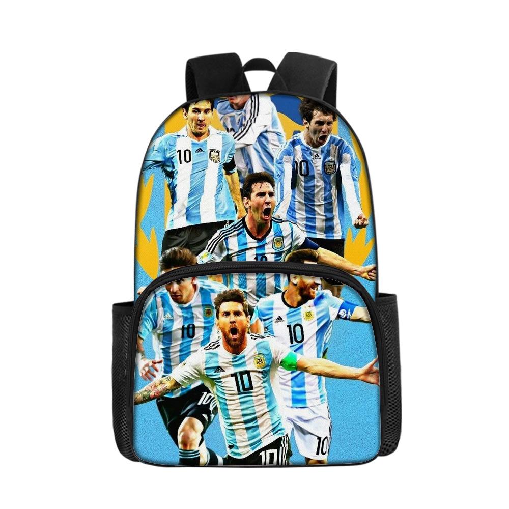 Football Schoolbag Surrounding Primary And Secondary School Students Backpack Miami International Player Backpack Single-Layer Bag