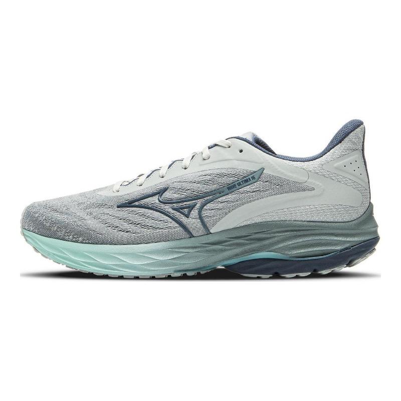 Mizuno WAVE ULTIMA 16 unisex low-top comfy versatile anti-slip wear-resistant running shoes light grey J1GC251931 40.5