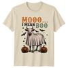 Mooo I Mean Boo TShirt Farm Animals Halloween Gift For Him And Her