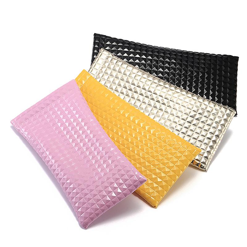 Candy Color Pu Leather Sunglasses Bag For Women Men Glasses Case Wallet Storege Cases Portable Waterproof Glasses Storege Bags