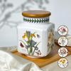 Portmeirion Botanic Garden Green Tea Storage Canister with Lid