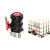 Ball Valves Adapter Corrosion Resistant 75mm Shutoff Valves Water Tanks  Valves for Industrial Liquid Container Draining
