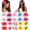 2Pcs Hawaii Orchid Flowers Hair Clips,Bohemia Style Flowers Hairpins , Photo Beach Travel Side Clip,Wedding Bridal Accessories