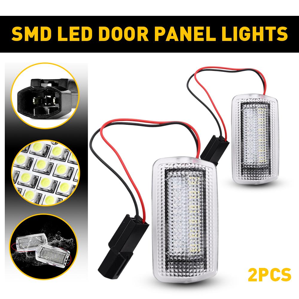 2X LED Side Car Door Light Lamp Bulb For Toyota Camry Tundra Venza 4Runner Avalon Mirai Tundra Lexus IS ES GS RC LS RX Series