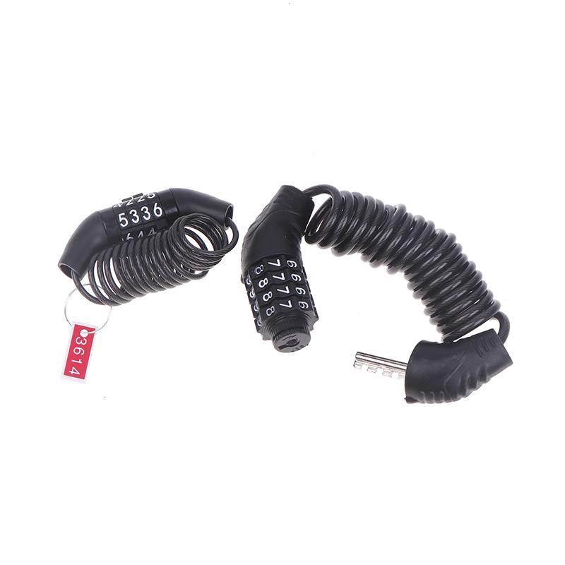 1Pcs Universal Motorcycle Bicycle Password Lock Portable Helmet Lock Anti-Theft Mtb Road Bike Bicycle Locks