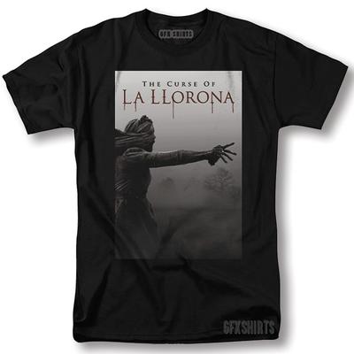 Maglietta La Llorona Film Horror Design Grafico Vintage T-Shirt
