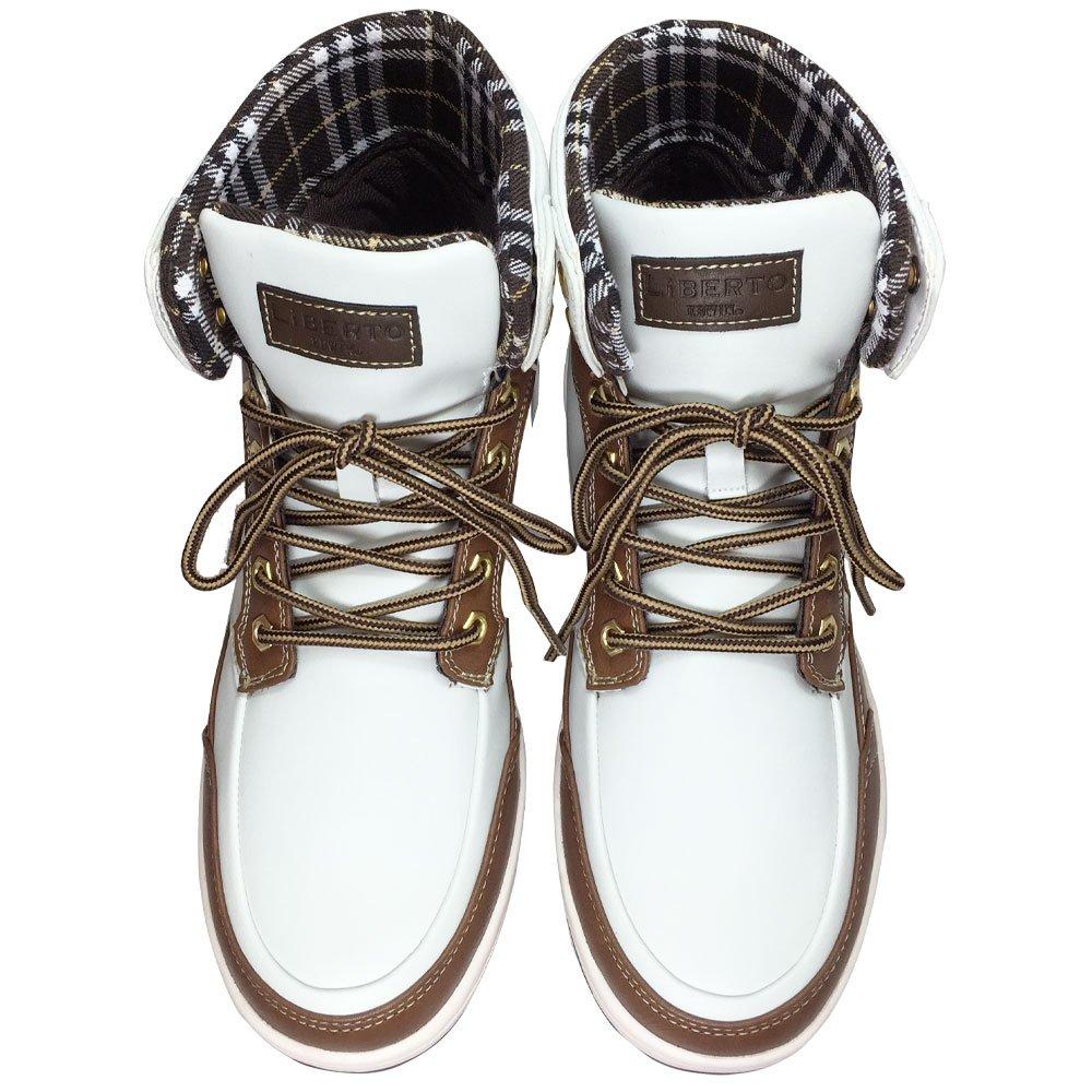 Edwin Waterproof Rain Snow and Sneakers Size Men's Boots, Boots, (White/Camel, 29cm)