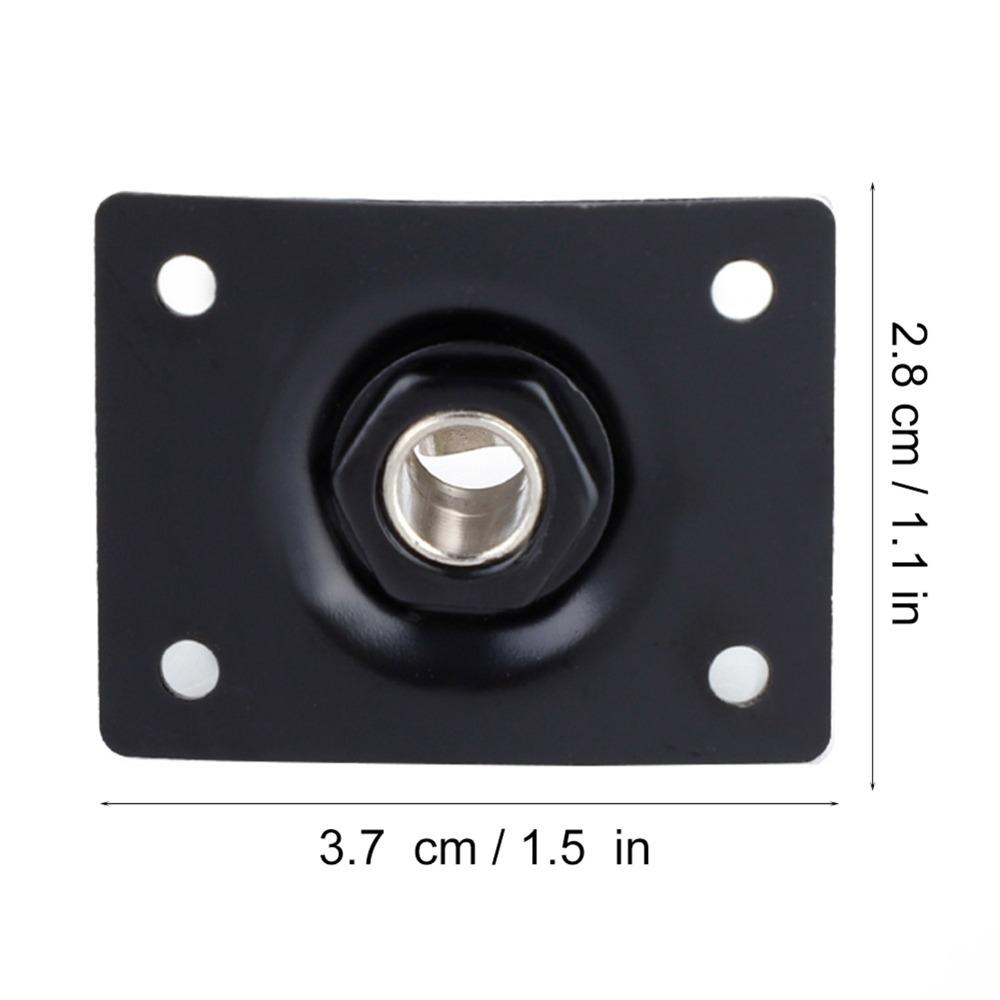 2 Piezas Jack de Entrada Metálico 1/4 de Pulgada Piezas de Guitarra Reemplazo Placa de Jack de Salida Guitarra Eléctrica