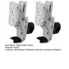 2Pcs Adaptive Cycling Water Bottle Holder 360 Degree Rotatable Automatic Clamping Bicycle Water Bottle Cage Universal Motorcycle Water Bottle Mount