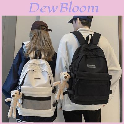 Luo Couples Backpack For Teens And Students With Durable Nylon Fabric And Casual Street Style