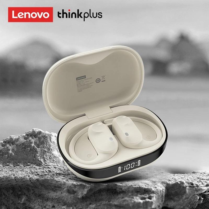 

Lenovo LK2 Open Ear Wireless Headphones Bluetooth 5.4 Ear Hook Headsets HiFi Sound Long Battery Life Sport Earphones for Mic бежевый