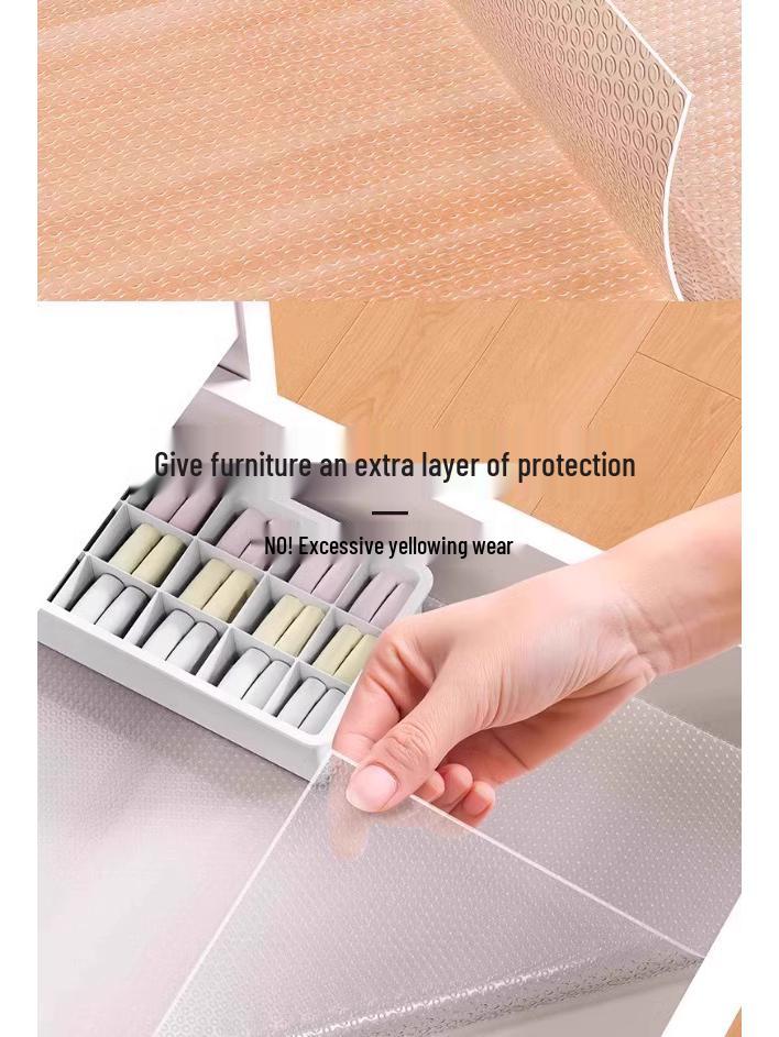 Waterproof & Moisture-Proof Drawer Liner for Cabinets: Thick Oil-Proof Mat for Kitchen, Wardrobe, and Shoe Storage