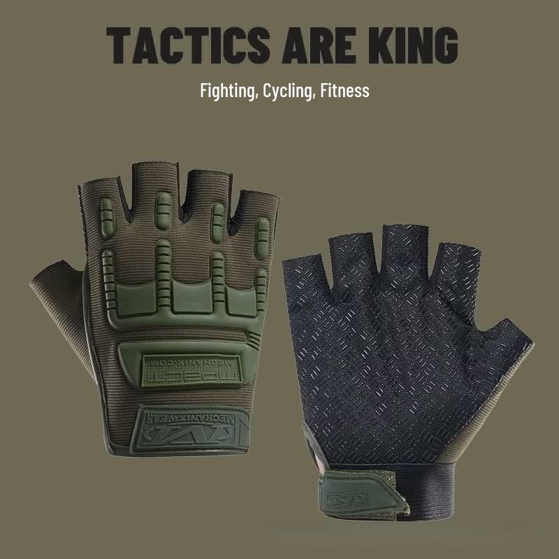 TULX Men s Outdoor Tactical Half-Finger Gloves One Size