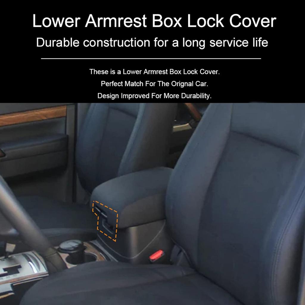 Armrest Box Lock Cover Switch Snap MR532555 ABS Black for Montero Pajero V63W V98V -