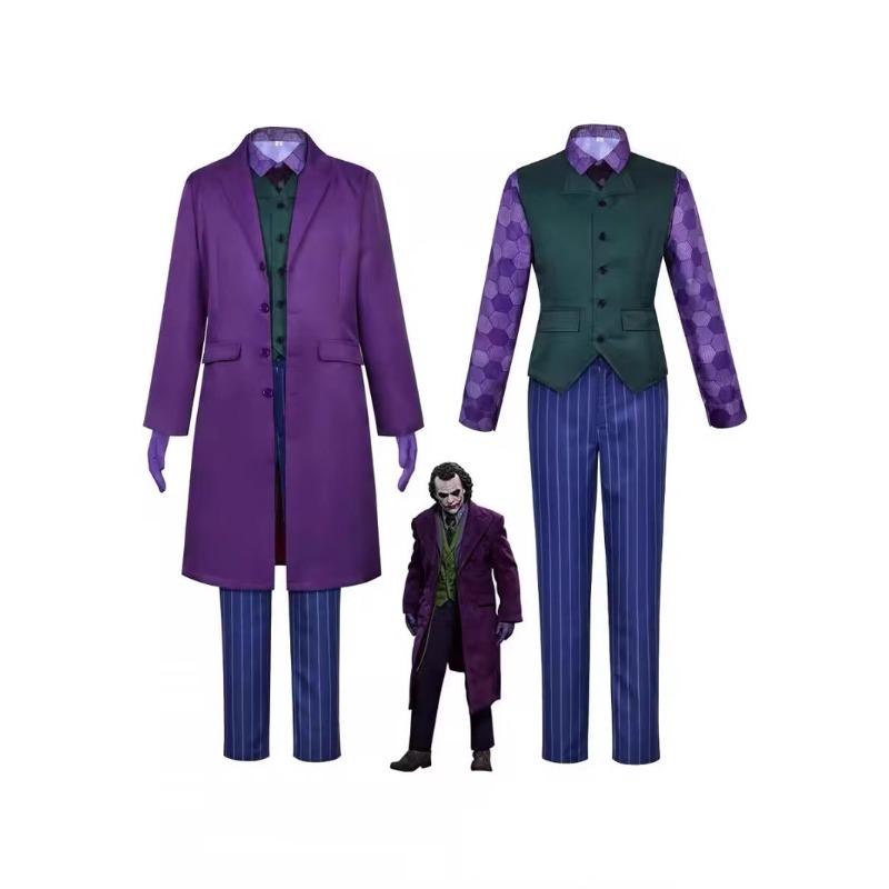 Halloween costume with suit jacket stretch batman cos suit dark knight heath ledger